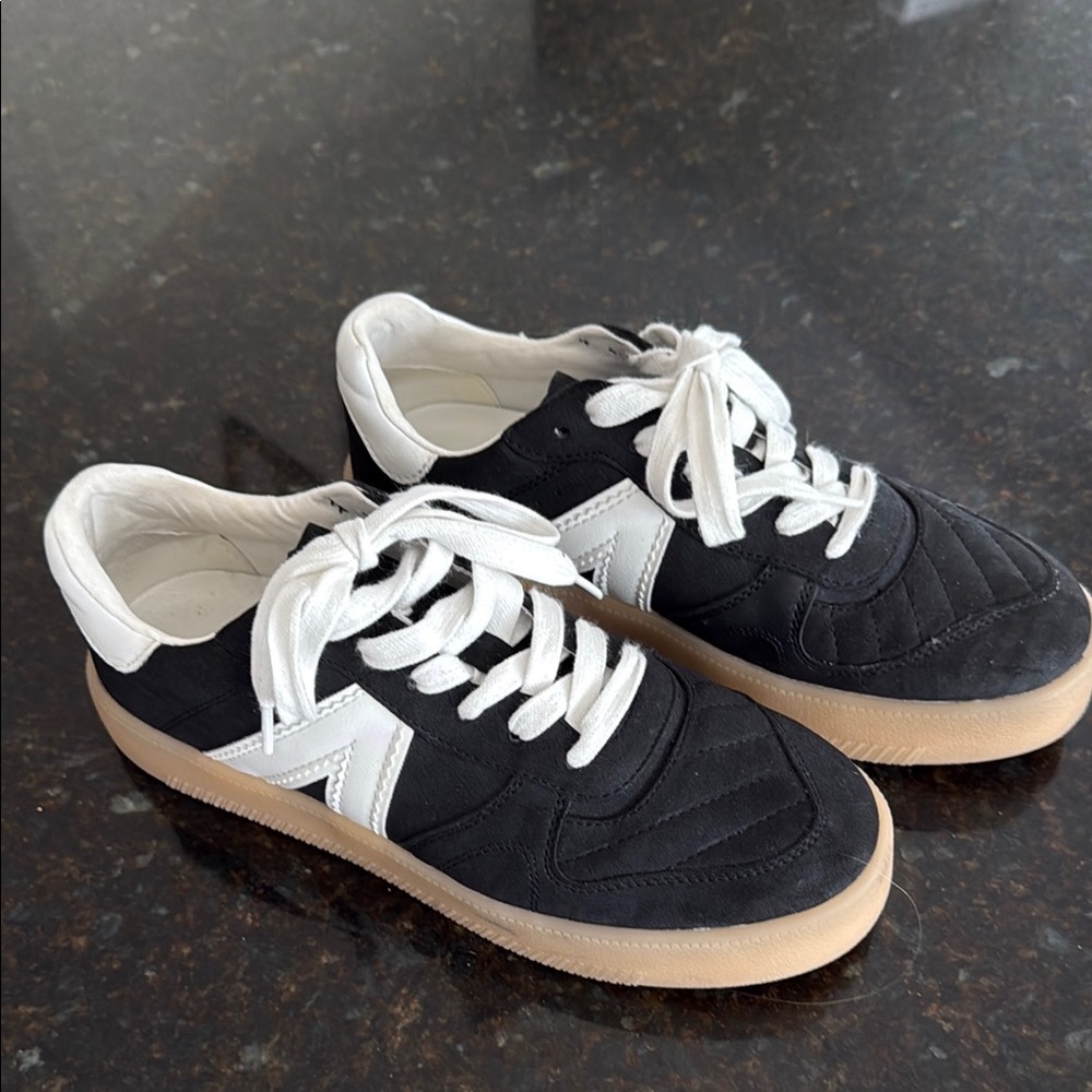 MIA Black and White Sneakers